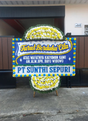 Papan Bunga Duka di Nunukan Selatan